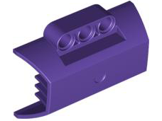 Technic Engine Block Half / Side Intake Panel in Dark Purple