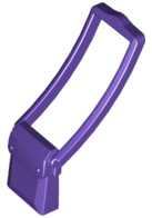 Bag / Messenger Pouch with Long Strap in Dark Purple