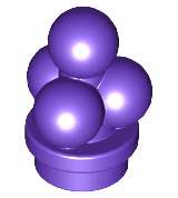 Food Ice Cream Scoops in Dark Purple