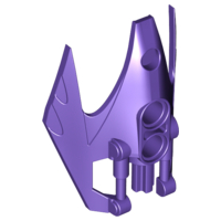Large Figure Shoulder Cover, Armour, Vorox in Dark Purple