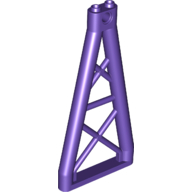 Support 1 x 6 x 10 Girder Triangular in Dark Purple
