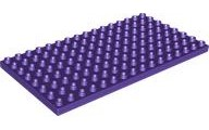 Duplo Plate 8 x 16 in Dark Purple
