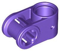 Technic Axle and Pin Connector Perpendicular in Dark Purple