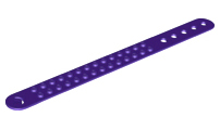 DOTS Bracelet 2 Stud Wide in Dark Purple