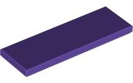 Tile 2 x 6 in Dark Purple
