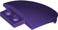 Windscreen, Curved 4 x 5 in Dark Purple