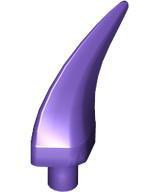 Animal Body Part, Barb / Claw / Tooth / Talon / Horn, Medium in Dark Purple
