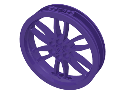 Wheel 75 x 17 Motorcycle in Dark Purple