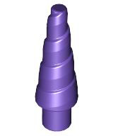 Creature Body Part, Horn (Unicorn) in Dark Purple