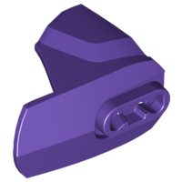 Large Figure Limb Cover, Size 4, Armor with Ball Joint Socket in Dark Purple
