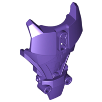 Large Figure Torso Cover, Armor [Plain] in Dark Purple