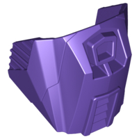 Large Figure Limb Cover, Armor, Knee / Shoulder in Dark Purple