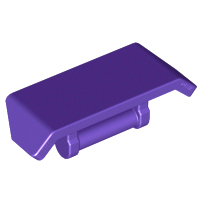 Spoiler 2 x 4 with Handle [Plain] in Dark Purple