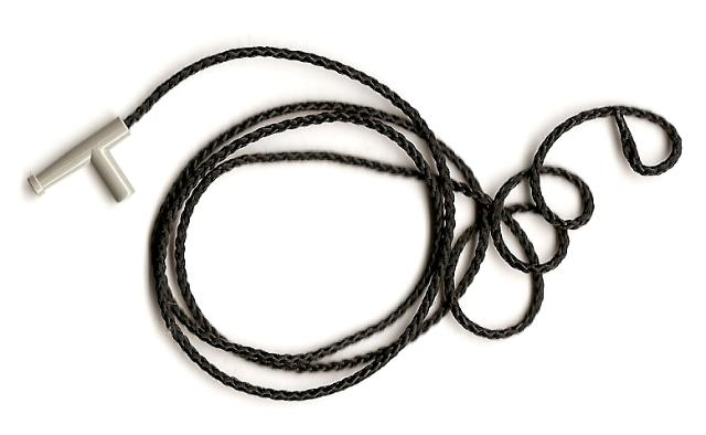 Equipment Hose Nozzle Simple with 72L Black String in Light Gray