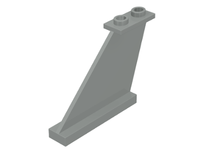 Wing, Tail 4 x 1 x 3 in Light Gray