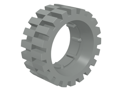 Tyre 30 x 10.5 Offset Tread in Light Gray