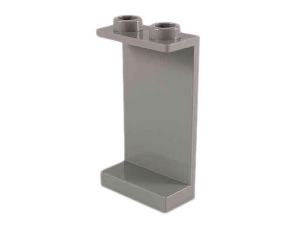 Panel 1 x 2 x 3 [Hollow Studs] in Light Gray