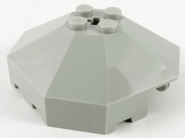 Windscreen 6 x 6 Octagonal Canopy with Axle hole in Light Gray