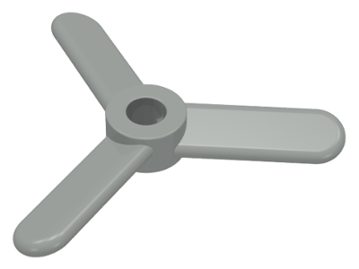 Propeller 3 Blade Small in Light Gray