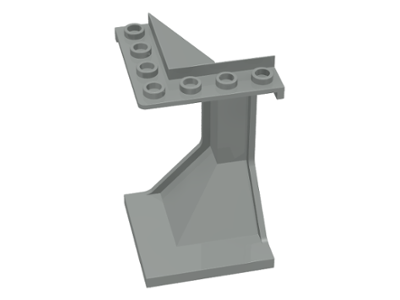 Panel 4 x 4 x 6 Corner Concave in Light Gray