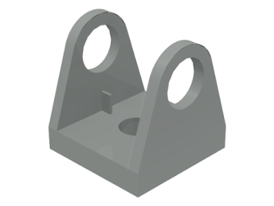 String Reel 2 x 2 Winch Holder in Light Gray