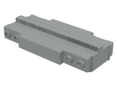 Vehicle Track, Monorail Straight Short in Light Gray