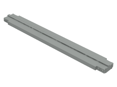 Vehicle Track, Monorail Track Straight Long in Light Gray