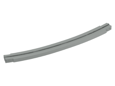Vehicle Track, Monorail Ramp Lower Part in Light Gray