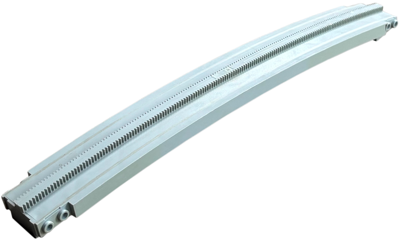 Vehicle Track, Monorail Track Ramp Upper Part in Light Gray