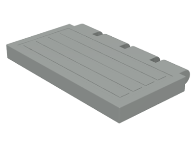 Hinge Train Gate 2 x 4 in Light Gray