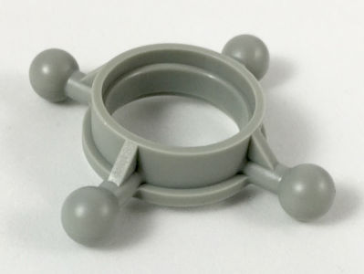 Technic Helicopter Rotor Holder with Towballs in Light Gray