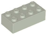 Brick 2 x 4 in Light Gray