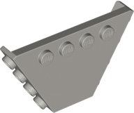 Panel, Trapezoid, Tipper End Flat without Pins in Light Gray
