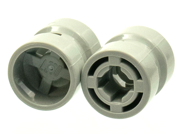 Wheel 8 x 9 with Hole Notched for Wheels Holder Pin in Light Gray