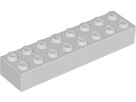 Brick 2 x 8 in Light Gray