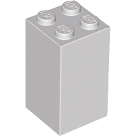 Brick 2 x 2 x 3 in Light Gray
