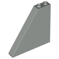 Brick Sloped 55° 1 x 6 x 5 in Light Gray
