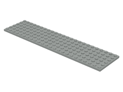 Plate 6 x 24 in Light Gray