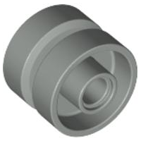 Wheel 18 x 14 with Tread Small Hub in Light Gray