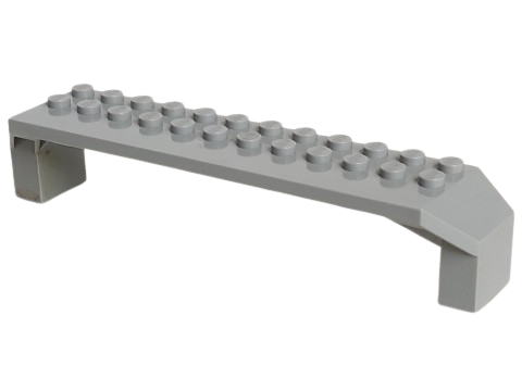 Brick Arch 2 x 14 x 2 1/3 in Light Gray
