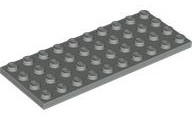 Plate 4 x 10 in Light Gray