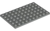Plate 6 x 10 in Light Gray