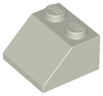 Brick Sloped 45° 2 x 2 in Light Gray