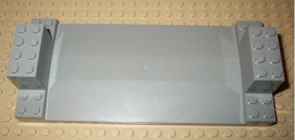 Support 8 x 18 x 3 Roadway Base in Light Gray