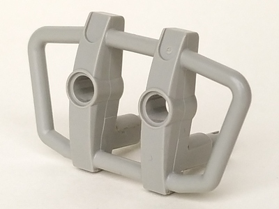 Grille 6 x 4 x 3 [2 Pins & 2 Pin Holes] in Light Gray