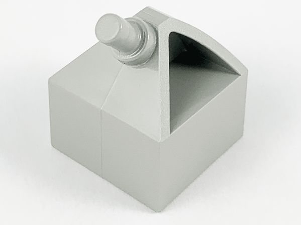 Steering Wheel Holder 2 x 2 in Light Gray