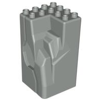 Duplo Rock Cave 4 x 4 x 6 in Light Gray