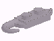 Hook, Plate 1 x 2 with Crane Hook Right in Light Gray