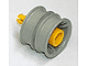 Duplo Toolo Wheel with Action Wheeler Screw in Light Gray