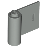 Door 1 x 3 x 2 Right in Light Gray